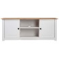 TV-Schrank Weiß 120x40x50 cm Massivholz Panama-Kiefer TV-Schrank Weiß 120x40x50 cm Massivholz Panama-Kiefer