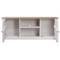 TV-Schrank Weiß 120x40x50 cm Massivholz Panama-Kiefer TV-Schrank Weiß 120x40x50 cm Massivholz Panama-Kiefer