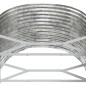 vidaXL Hochbeet Pulverbeschichteter Stahl 322x100x68 cm Silbern vidaXL Hochbeet Pulverbeschichteter Stahl 322x100x68 cm Silbern