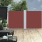 vidaXL Seitenmarkise Ausziehbar Braun 117x600 cm vidaXL Seitenmarkise Ausziehbar Braun 117x600 cm