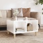 vidaXL Couchtisch Hochglanz-Weiß 60x50x36,5 cm Holzwerkstoff vidaXL Couchtisch Hochglanz-Weiß 60x50x36,5 cm Holzwerkstoff
