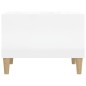 vidaXL Couchtisch Hochglanz-Weiß 60x50x36,5 cm Holzwerkstoff vidaXL Couchtisch Hochglanz-Weiß 60x50x36,5 cm Holzwerkstoff