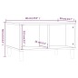 vidaXL Couchtisch Hochglanz-Weiß 60x50x36,5 cm Holzwerkstoff vidaXL Couchtisch Hochglanz-Weiß 60x50x36,5 cm Holzwerkstoff