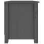 vidaXL Schuhbank Grau 70x38x45,5 cm Massivholz Kiefer vidaXL Schuhbank Grau 70x38x45,5 cm Massivholz Kiefer