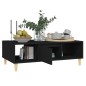 Couchtisch Schwarz 103,5x60x35 cm Holzwerkstoff Couchtisch Schwarz 103,5x60x35 cm Holzwerkstoff