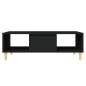 Couchtisch Schwarz 103,5x60x35 cm Holzwerkstoff Couchtisch Schwarz 103,5x60x35 cm Holzwerkstoff