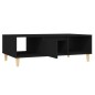 Couchtisch Schwarz 103,5x60x35 cm Holzwerkstoff Couchtisch Schwarz 103,5x60x35 cm Holzwerkstoff