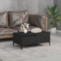 Couchtisch Schwarz 90x50x36,5 cm Holzwerkstoff Couchtisch Schwarz 90x50x36,5 cm Holzwerkstoff