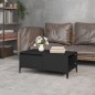 Couchtisch Schwarz 90x50x36,5 cm Holzwerkstoff Couchtisch Schwarz 90x50x36,5 cm Holzwerkstoff
