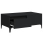 Couchtisch Schwarz 90x50x36,5 cm Holzwerkstoff Couchtisch Schwarz 90x50x36,5 cm Holzwerkstoff