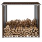 Brennholzlager Verzinkter Stahl 172x91x154 cm Braun Brennholzlager Verzinkter Stahl 172x91x154 cm Braun
