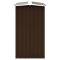 Brennholzlager Verzinkter Stahl 172x91x154 cm Braun Brennholzlager Verzinkter Stahl 172x91x154 cm Braun