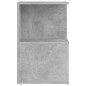 Nachttisch Betongrau 35x35x55 cm Holzwerkstoff Nachttisch Betongrau 35x35x55 cm Holzwerkstoff