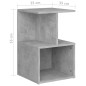 Nachttisch Betongrau 35x35x55 cm Holzwerkstoff Nachttisch Betongrau 35x35x55 cm Holzwerkstoff