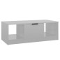 vidaXL Couchtisch Hochglanz-Weiß 102x50x36 cm Holzwerkstoff vidaXL Couchtisch Hochglanz-Weiß 102x50x36 cm Holzwerkstoff