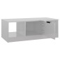 vidaXL Couchtisch Hochglanz-Weiß 102x50x36 cm Holzwerkstoff vidaXL Couchtisch Hochglanz-Weiß 102x50x36 cm Holzwerkstoff
