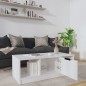 vidaXL Couchtisch Hochglanz-Weiß 102x50x36 cm Holzwerkstoff vidaXL Couchtisch Hochglanz-Weiß 102x50x36 cm Holzwerkstoff