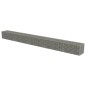 Gabionenwand mit Abdeckung Verzinkter Stahl 600×50×50 cm Gabionenwand mit Abdeckung Verzinkter Stahl 600×50×50 cm