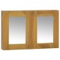 Spiegelschrank 60x10x40 cm Massivholz Teak Spiegelschrank 60x10x40 cm Massivholz Teak