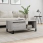 vidaXL Couchtisch Grau Sonoma 90x50x36,5 cm Holzwerkstoff vidaXL Couchtisch Grau Sonoma 90x50x36,5 cm Holzwerkstoff
