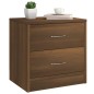 vidaXL Nachttisch Braun Eichen-Optik 40x30x40 cm Holzwerkstoff vidaXL Nachttisch Braun Eichen-Optik 40x30x40 cm Holzwerkstoff