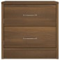 vidaXL Nachttisch Braun Eichen-Optik 40x30x40 cm Holzwerkstoff vidaXL Nachttisch Braun Eichen-Optik 40x30x40 cm Holzwerkstoff