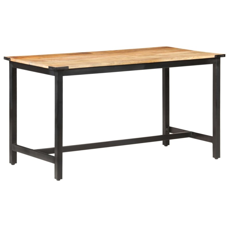 Esstisch 140 x 70 x 76 cm Raues Massivholz Mango Esstisch 140 x 70 x 76 cm Raues Massivholz Mango