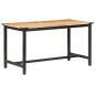 Esstisch 140 x 70 x 76 cm Raues Massivholz Mango Esstisch 140 x 70 x 76 cm Raues Massivholz Mango