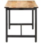 Esstisch 140 x 70 x 76 cm Raues Massivholz Mango Esstisch 140 x 70 x 76 cm Raues Massivholz Mango