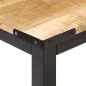Esstisch 140 x 70 x 76 cm Raues Massivholz Mango Esstisch 140 x 70 x 76 cm Raues Massivholz Mango