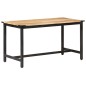 Esstisch 140 x 70 x 76 cm Raues Massivholz Mango Esstisch 140 x 70 x 76 cm Raues Massivholz Mango