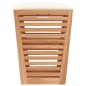 Badhocker 40,5x40,5x56 cm Massivholz Nussbaum Badhocker 40,5x40,5x56 cm Massivholz Nussbaum