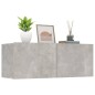 TV-Schränke 2 Stk. Betongrau 80x30x30 cm Holzwerkstoff TV-Schränke 2 Stk. Betongrau 80x30x30 cm Holzwerkstoff