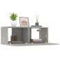TV-Schränke 2 Stk. Betongrau 80x30x30 cm Holzwerkstoff TV-Schränke 2 Stk. Betongrau 80x30x30 cm Holzwerkstoff