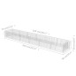 Gabionen-Hochbeet Verzinkter Stahl 540×90×50 cm Gabionen-Hochbeet Verzinkter Stahl 540×90×50 cm