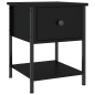 vidaXL Nachttische 2 Stk. Schwarz 34x35,5x45 cm Holzwerkstoff vidaXL Nachttische 2 Stk. Schwarz 34x35,5x45 cm Holzwerkstoff