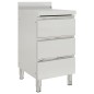 vidaXL Gastro-Küchenschränke 2 Stk. Edelstahl vidaXL Gastro-Küchenschränke 2 Stk. Edelstahl