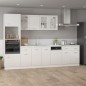 Schubunterschrank Hochglanz-Weiß 80x46x81,5 cm Holzwerkstoff Schubunterschrank Hochglanz-Weiß 80x46x81,5 cm Holzwerkstoff