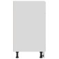 Schubunterschrank Hochglanz-Weiß 80x46x81,5 cm Holzwerkstoff Schubunterschrank Hochglanz-Weiß 80x46x81,5 cm Holzwerkstoff