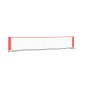 Tennisnetz Schwarz und Rot 500x100x87 cm Polyester Tennisnetz Schwarz und Rot 500x100x87 cm Polyester