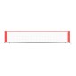 Tennisnetz Schwarz und Rot 500x100x87 cm Polyester Tennisnetz Schwarz und Rot 500x100x87 cm Polyester