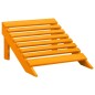 vidaXL Adirondack-Gartenstuhl mit Fußteil Massivholz Tanne Orange vidaXL Adirondack-Gartenstuhl mit Fußteil Massivholz Tanne Orange