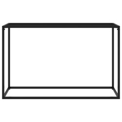 Konsolentisch Schwarz 120x35x75 cm Hartglas