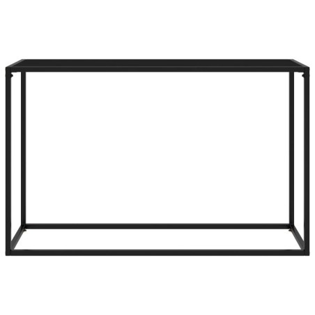 Konsolentisch Schwarz 120x35x75 cm Hartglas
