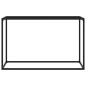 Konsolentisch Schwarz 120x35x75 cm Hartglas Konsolentisch Schwarz 120x35x75 cm Hartglas