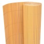Gartenzaun Doppelseitig PVC 90×500 cm Gelb Gartenzaun Doppelseitig PVC 90×500 cm Gelb