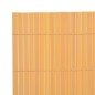Gartenzaun Doppelseitig PVC 90×500 cm Gelb Gartenzaun Doppelseitig PVC 90×500 cm Gelb