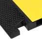 vidaXL Kabelbrücke 2 Kanäle Gummi 100 cm vidaXL Kabelbrücke 2 Kanäle Gummi 100 cm