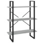 Bücherregal Grau Sonoma 100x30x105 cm Holzwerkstoff Bücherregal Grau Sonoma 100x30x105 cm Holzwerkstoff