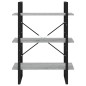 Bücherregal Grau Sonoma 100x30x105 cm Holzwerkstoff Bücherregal Grau Sonoma 100x30x105 cm Holzwerkstoff